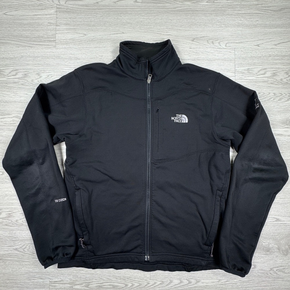 The North Face Men's Jacket Flight Series Black Large TKA Stretch Full Zip Coat